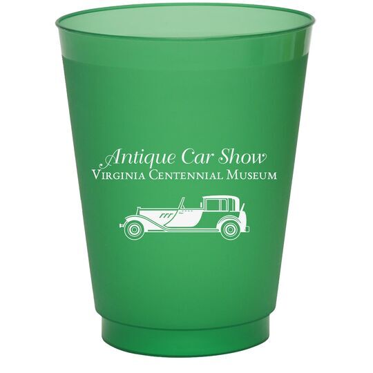 Collector Car Colored Shatterproof Cups